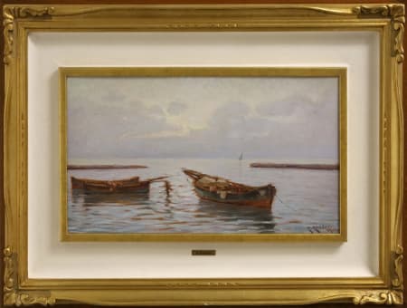 Renuccio Renucci — Barche in mare